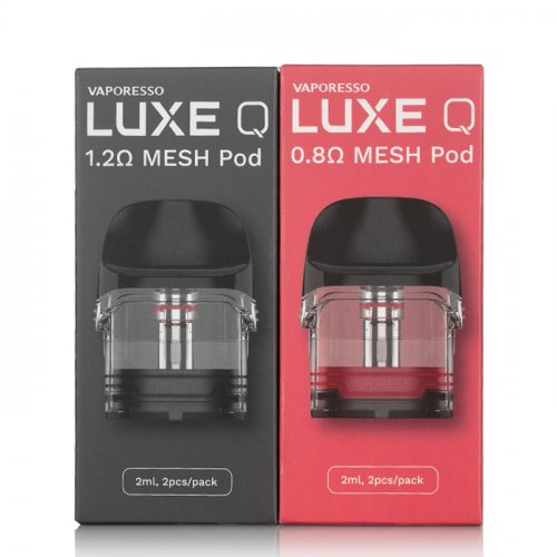 Vaporesso: Luxe Q Replacement Pods 0.8 & 1.2ohm