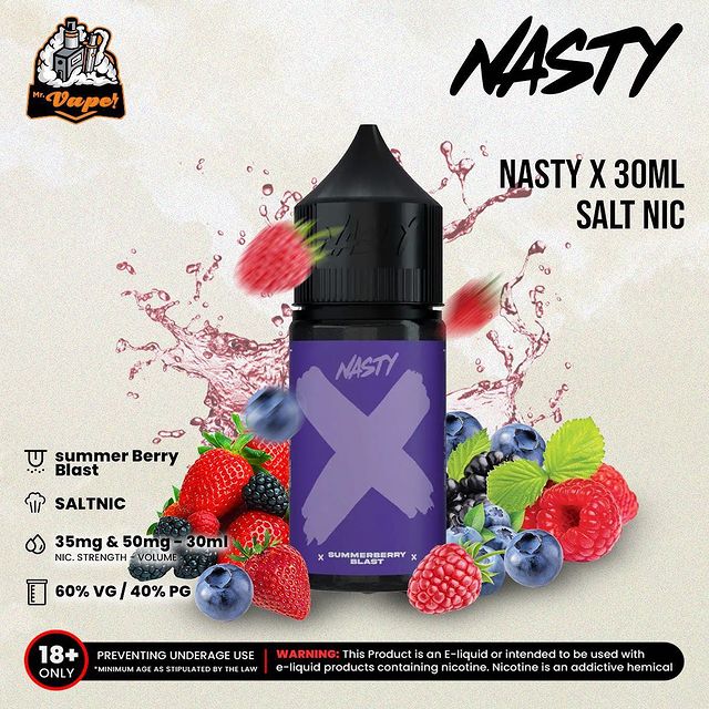 NASTY X SALTNIC 25MG 30ML