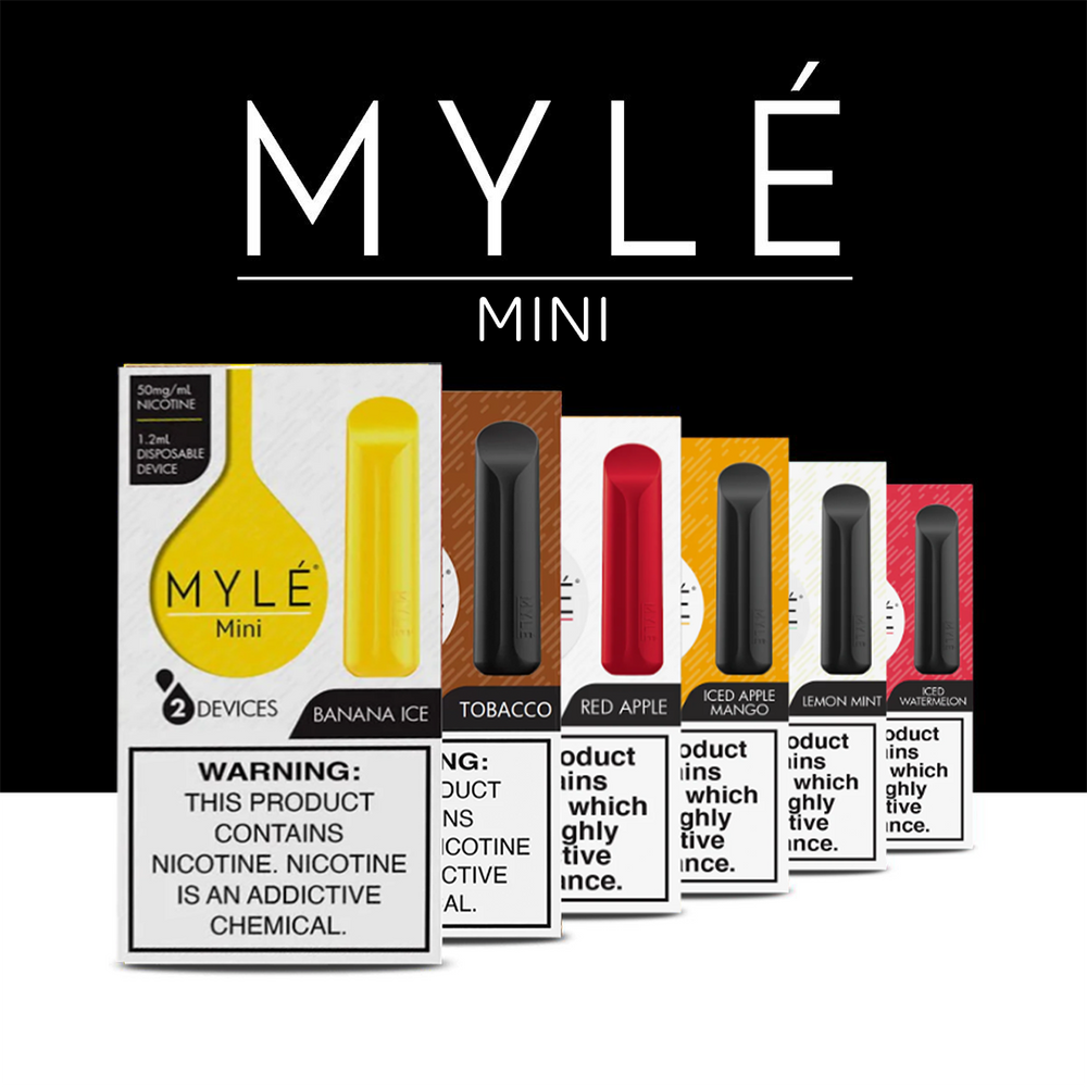 
            
                Load image into Gallery viewer, MINI MYLE DISPOSABLE 50Mg/ml
            
        