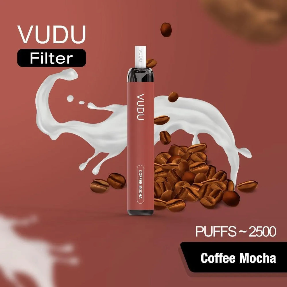 
            
                Load image into Gallery viewer, VUDU FILTER DISPOSABLE 2500 PUFFS 5%Mg
            
        