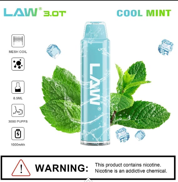 LAW 3.0T MESH COIL 3000 PUFFS 2%mg