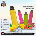 ARABISK PRO DISPOSABLE 4000 PUFFS 50Mg