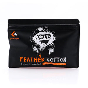 
            
                Load image into Gallery viewer, Geekvape Squares of Feather Organic Cotton 20pcs
            
        