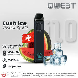 QWEET ILO DISPOSABLE 2500 PUFFS 2%