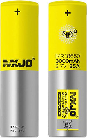 IMR 18650 BATTERY 3000MAH BY MXJO