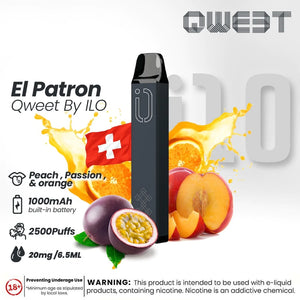 QWEET ILO DISPOSABLE 2500 PUFFS 2%